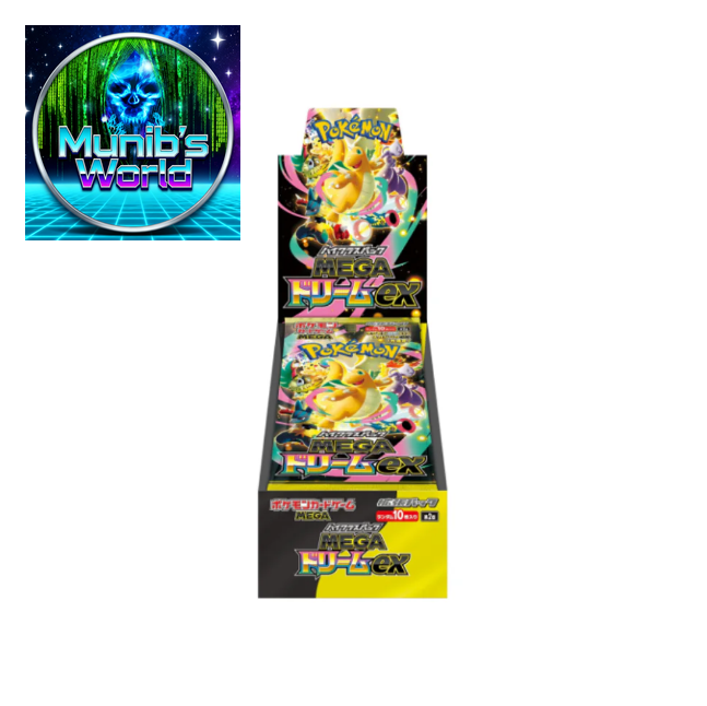 Mega Dream ex M2A Japanese Booster Box Factory Sealed Shrink Wrap*Same Day Post*