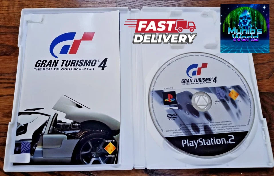 Gran Turismo 4 (PS2) Sony Racing Game Same Day Dispatch Tested & Working