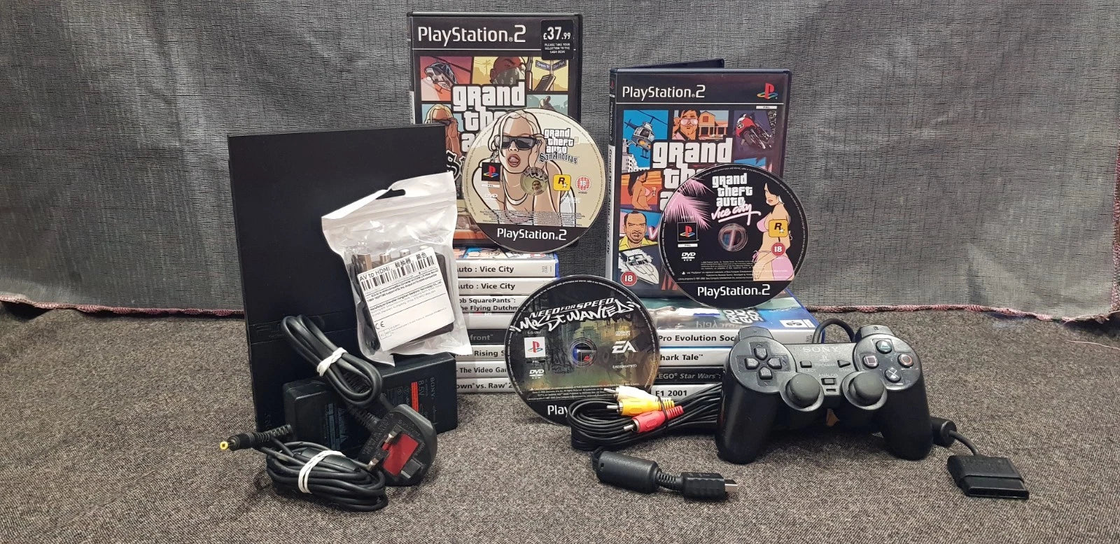 Sony PlayStation 2 Slim PS2 Console TESTED WORKING 6 MEGA Bundles 🕹️🕹️🕹️